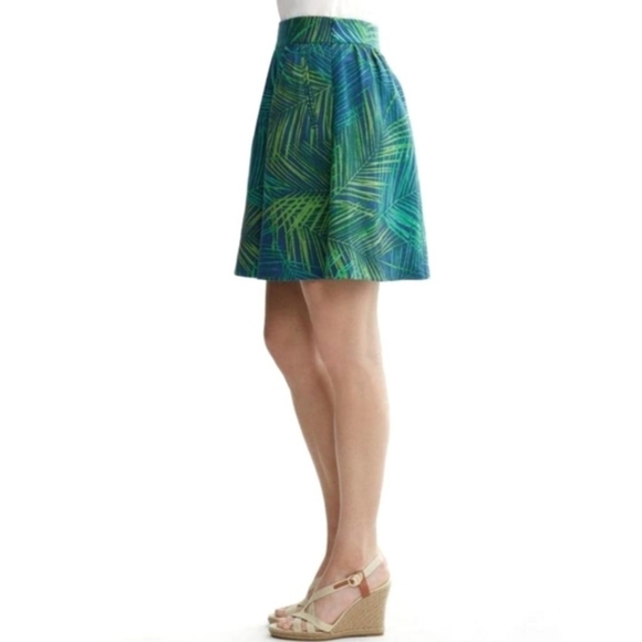 Banana Republic Palm Print Skirt - Picture 4 of 10